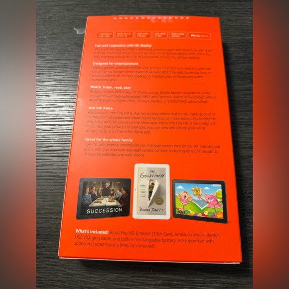 Amazon Fire Tablet - Red and Black - Picture 2 of 3